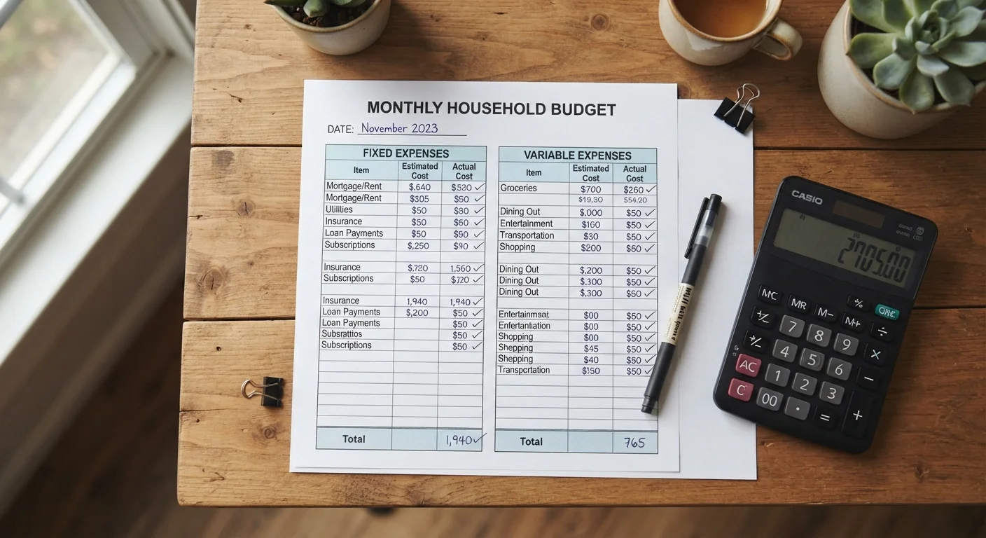 Fixed vs. Variable Expenses: Understanding the Building Blocks of Your Budget
