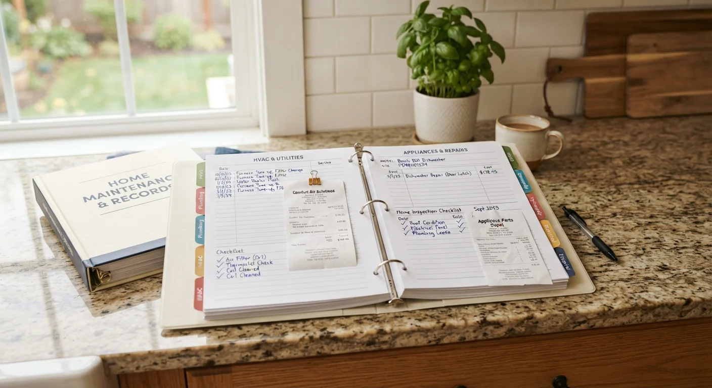 Keeping a Home Maintenance Log: Why It Pays to Track Everything