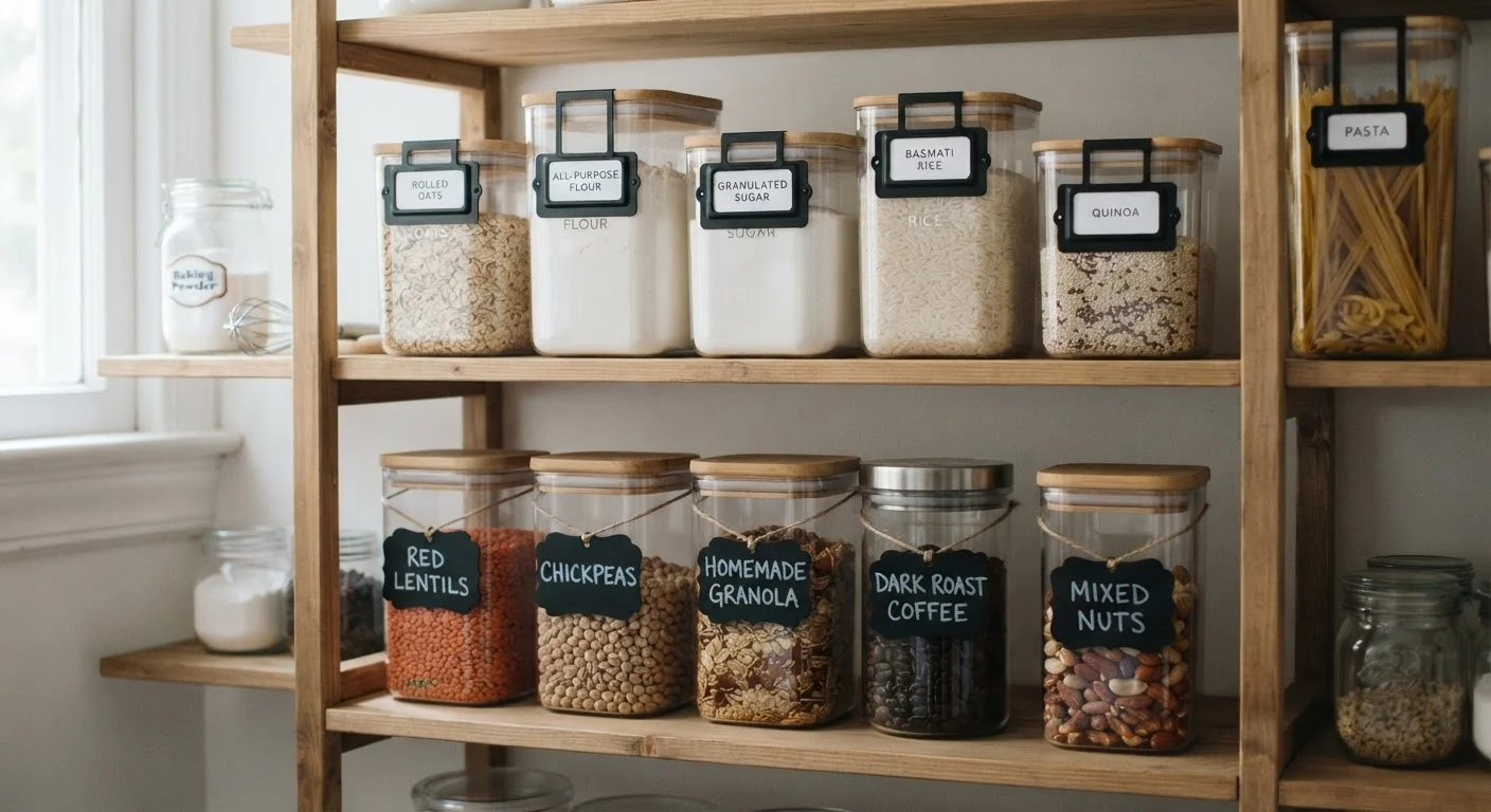 Labelling Systems for Home Storage: Clarity vs. Flexibility