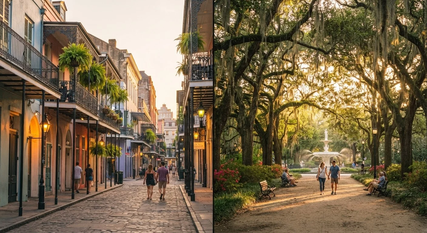 New Orleans vs. Savannah: Comparing Two of the South's Most Historic Cities
