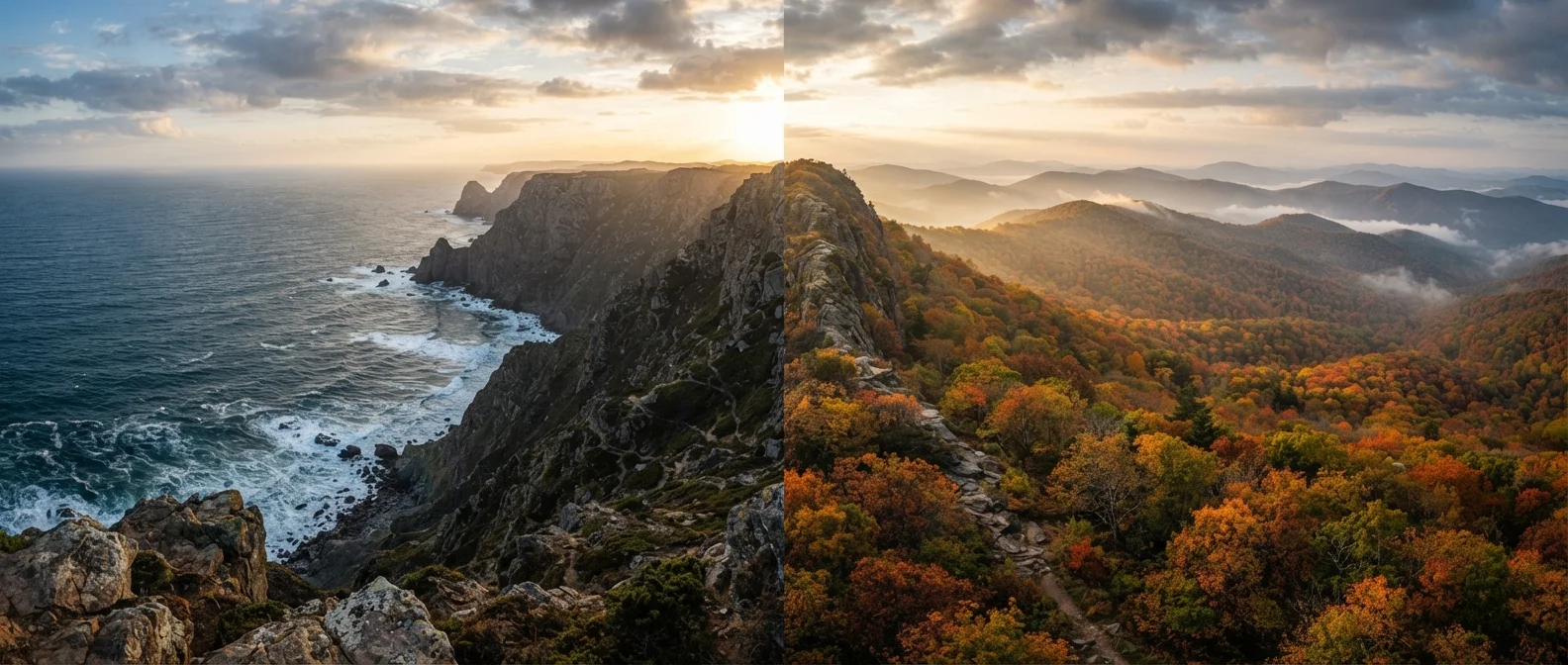 Pacific Coast Highway vs. Blue Ridge Parkway: Two Iconic American Road Trips Compared